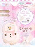 BingBing Pink Snowman Cookie Squishy