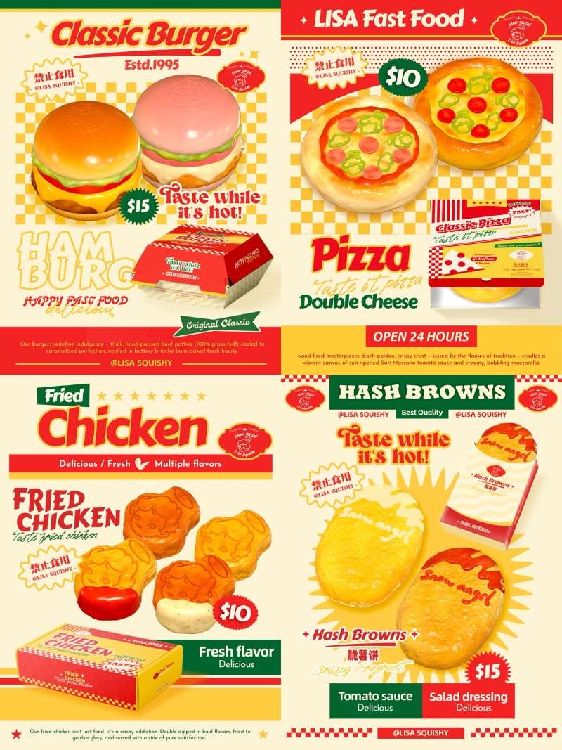 Lisa Fast Food Full Set