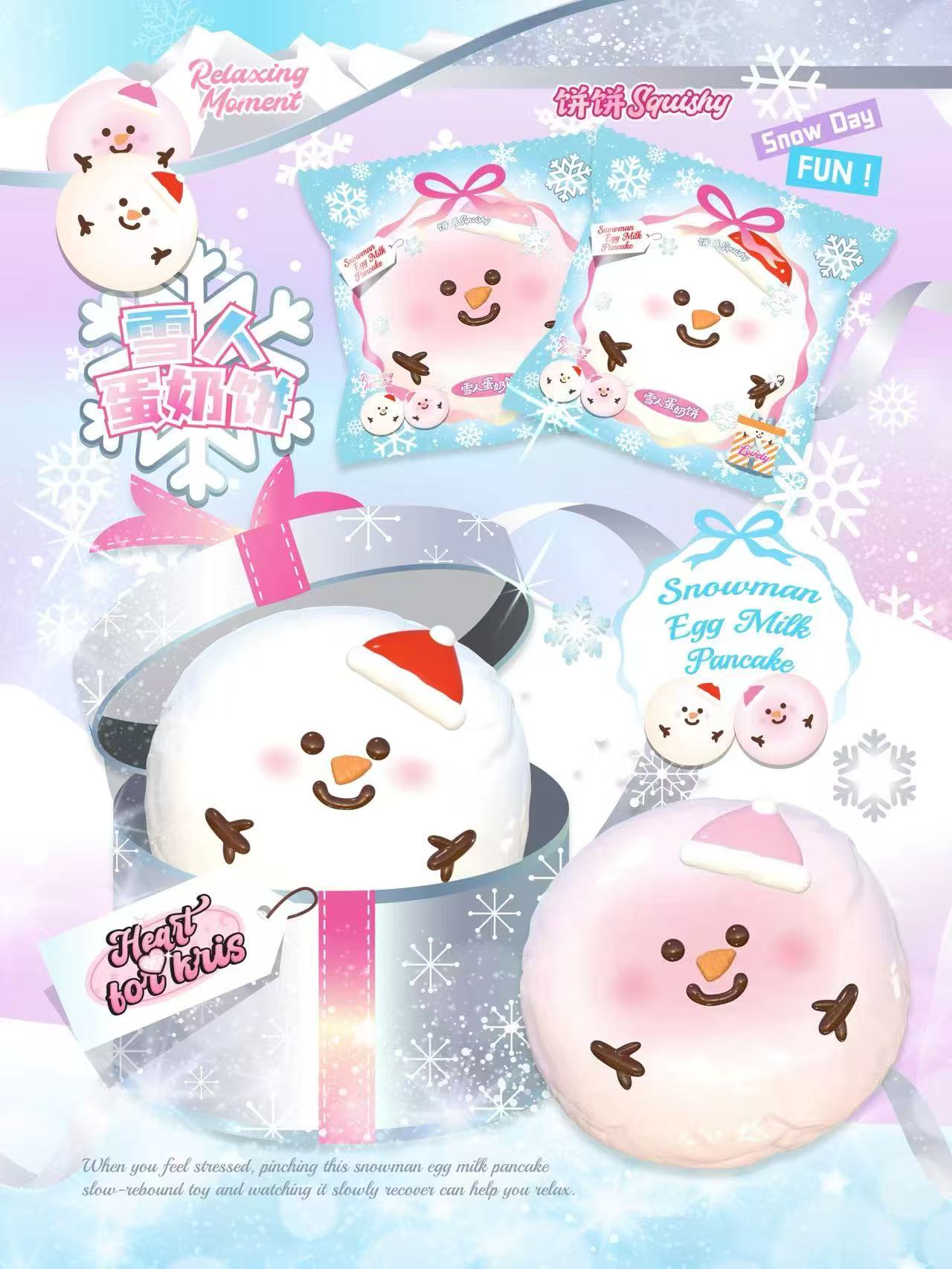 BingBing Snowman Biscuits