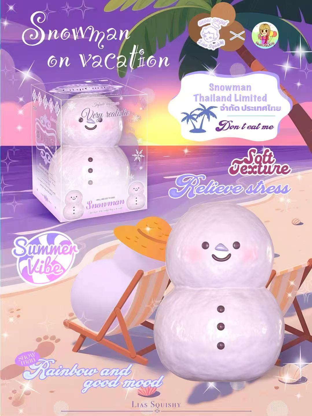 Lisa x Heartforkris Purple Snowman 2nd Ver.